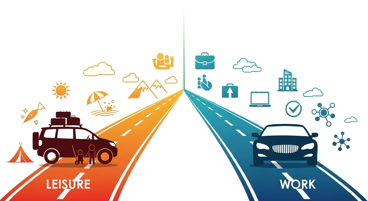 Difference between personal and business trip
