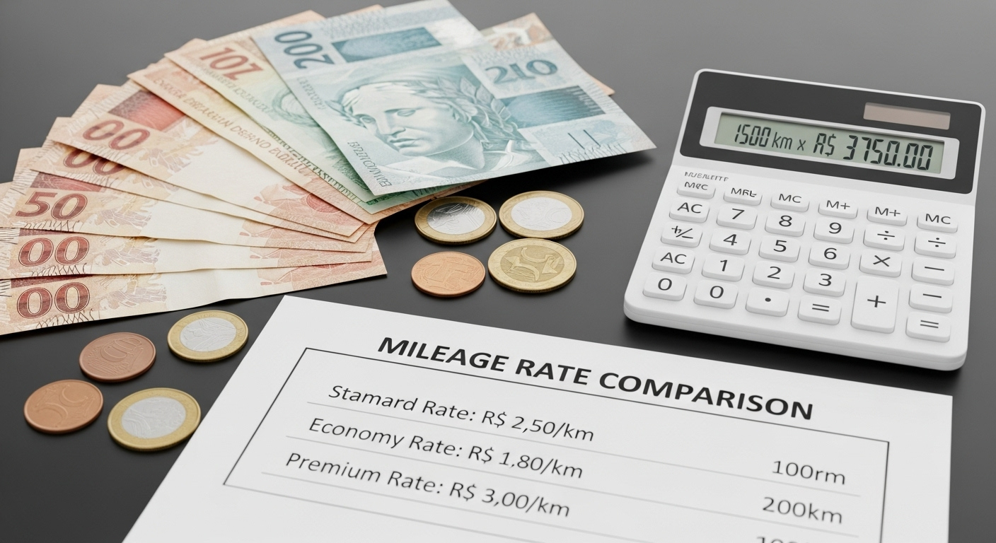 Mileage rates in Brazil for 2025